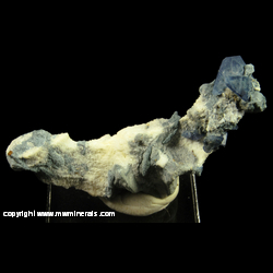 Mineral Specimen: Benitoite (TL), Joaquinite-(Ce)(TL), Natrolite, Crossite from Gem Mine, San Benito Co., California Mineral Specimen: Benitoite (TL), Joaquinite-(Ce)(TL), Natrolite, Crossite from Gem Mine, San Benito Co., California
