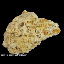Mineral Specimen: Gold Crystals on Quartz from Round Mountain Mine, Round Mountain,Toquima Range, Nye Co., Nevada, Ex. Steve Pullman Mineral Specimen: Gold Crystals on Quartz from Round Mountain Mine, Round Mountain,Toquima Range, Nye Co., Nevada, Ex. Steve Pullman