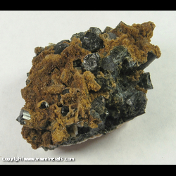 Minerals Specimen: Zanazziite on Tourmaline on Albite from Ponte do Piaui claim, Piaui valley, Taquaral, Itinga, Jequitinhona Valley, Minas Gerais, Brazil Minerals Specimen: Zanazziite on Tourmaline on Albite from Ponte do Piaui claim, Piaui valley, Taquaral, Itinga, Jequitinhona Valley, Minas Gerais, Brazil