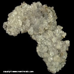 Mineral Specimen: Calcite on Marcasite from Shullsburg area, Upper Mississippi Valley Dist., Lafayette Co., Wisconsin Mineral Specimen: Calcite on Marcasite from Shullsburg area, Upper Mississippi Valley Dist., Lafayette Co., Wisconsin