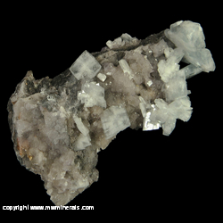 Mineral Specimen: Barite from Corte del Agua, Mina Moscona, Solis, Corvera, Asturias, Spain Mineral Specimen: Barite from Corte del Agua, Mina Moscona, Solis, Corvera, Asturias, Spain