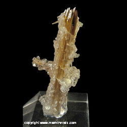 Mineral Specimen: Hyaline Opal on Rutile with Minor Hematite from Novo Horizonte, Bahia, Brazil Mineral Specimen: Hyaline Opal on Rutile with Minor Hematite from Novo Horizonte, Bahia, Brazil