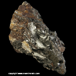 Mineral Specimen: Pyrolusite, Druze Quartz, Goethite from Prospect Pit near Taylor Iron Mine, Alberta Twp., Baraga Co., Michigan Mineral Specimen: Pyrolusite, Druze Quartz, Goethite from Prospect Pit near Taylor Iron Mine, Alberta Twp., Baraga Co., Michigan