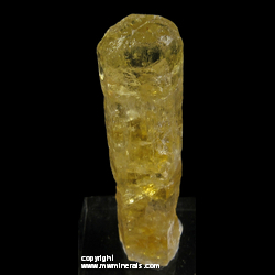 Mineral Specimen: Heliodor (Beryl) from Padre Paraiso, Jequitinhonha valley, Minas Gerais, Brazil
