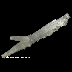 Mineral Specimen: Fluorapophyllite Crystals on Scolecite Crystals from Jalgaon District, Maharashtra, India
