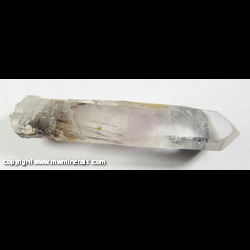 Mineral Specimen: Phantom Quartz Rutilated and Partially Amethsyt from Diamantina, Minas Gerais, Brazil Mineral Specimen: Phantom Quartz Rutilated and Partially Amethsyt from Diamantina, Minas Gerais, Brazil