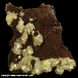 Mineral Specimen: Adamite from Mina Ojuela, Mapimi, Durango, Mexico Mineral Specimen: Adamite from Mina Ojuela, Mapimi, Durango, Mexico