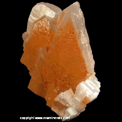Mineral Specimen: Two Generation Calcite from Fengjiashan Mine, Daye Co., Huangshi, Hubei, China Mineral Specimen: Two Generation Calcite from Fengjiashan Mine, Daye Co., Huangshi, Hubei, China