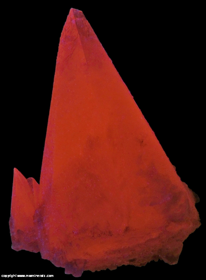 Fluorescent Mineral Specimen: Fluorescent Calcite with Quartz Floater from 2nd Sovetskii Mine (Vtoroi Sovietskiy Mine), Dal'negorsk , Primorskiy Kray, Far-Eastern Region, Russia Fluorescent Mineral Specimen: Fluorescent Calcite with Quartz Floater from 2nd Sovetskii Mine (Vtoroi Sovietskiy Mine), Dal'negorsk , Primorskiy Kray, Far-Eastern Region, Russia