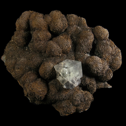 Mineral Specimen: Fluorite on Siderite from Boltsburn Mine, Rookhope, Stanhope/Weardale, County Durham, England Mineral Specimen: Fluorite on Siderite from Boltsburn Mine, Rookhope, Stanhope/Weardale, County Durham, England