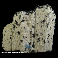Mineral Specimen: Jeremejevite, Tourmaline, Albite on Microcline from Erongo Mountain, Erongo Region, Namibia Mineral Specimen: Jeremejevite, Tourmaline, Albite on Microcline from Erongo Mountain, Erongo Region, Namibia