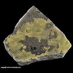 Minerals Specimen: Olive Datolite from Flint Steel Mine, Ontonagon County, Michigan, USA Minerals Specimen: Olive Datolite from Flint Steel Mine, Ontonagon County, Michigan, USA