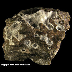 Mineral Specimen: Mesolite, Chabazite and other possible Zeolites from Burnt Cabin Creek, Spray, Wheeler Co., Oregon Mineral Specimen: Mesolite, Chabazite and other possible Zeolites from Burnt Cabin Creek, Spray, Wheeler Co., Oregon