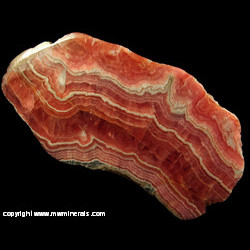 Mineral Specimen: Polished Rhodochrosite with Minor Pyrite from Catamarca, Argentina Mineral Specimen: Polished Rhodochrosite with Minor Pyrite from Catamarca, Argentina