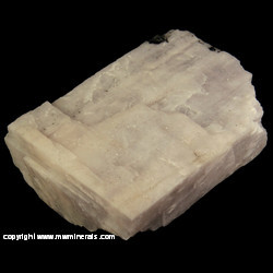 Mineral Specimen: Fluorescent Calcite Cleavage from Geco Mine, Gemmell Twp., Manitouwadge area, Thunder Bay Dist., Ontario, Canada Mineral Specimen: Fluorescent Calcite Cleavage from Geco Mine, Gemmell Twp., Manitouwadge area, Thunder Bay Dist., Ontario, Canada