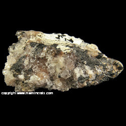 Mineral Specimen: Hemimorphite (Calamine), Calcite from Ogdensburg, Sussex Co., New Jersey Mineral Specimen: Hemimorphite (Calamine), Calcite from Ogdensburg, Sussex Co., New Jersey