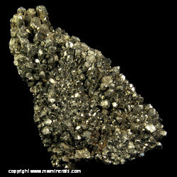 Mineral Specimen: Marcasite from Blackstone Mine, Shullsburg, Upper Mississippi Valley Dist., Lafayette Co., Wisconsin