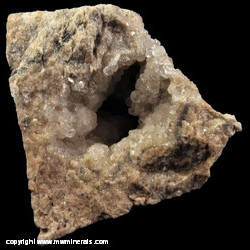 Mineral Specimen: Calcite, Chalcocite, likely minor Bornite from Mendota Mine, Mount Bohemia, Lac La Belle, Keweenaw Co., Michigan Mineral Specimen: Calcite, Chalcocite, likely minor Bornite from Mendota Mine, Mount Bohemia, Lac La Belle, Keweenaw Co., Michigan