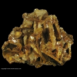 Minerals Specimen: Calcite on Wulfenite from Defiance Mine, Gleeson, Dragoon Mts, Cochise Co., Arizona, USA