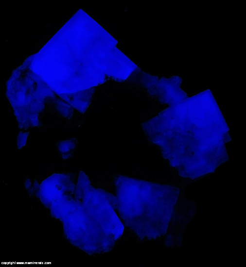 Fluorescent Mineral Specimen: Fluorite, Galena, Quartz from Stotfield Burn Mine, Rookhope, Stanhope, Co. Durham, England Fluorescent Mineral Specimen: Fluorite, Galena, Quartz from Stotfield Burn Mine, Rookhope, Stanhope, Co. Durham, England