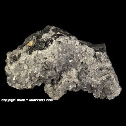 Mineral Specimen: Fluorite, Druze Quartz from Bonsall Moor, Bonsall, Derbyshire, England Mineral Specimen: Fluorite, Druze Quartz from Bonsall Moor, Bonsall, Derbyshire, England