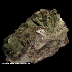Mineral Specimen: Axinite-Fe, Glaucophane (3 specimens) from Isere, Auvergne-Rhone-Alpes, France (within the former province of Dauphiny) Mineral Specimen: Axinite-Fe, Glaucophane (3 specimens) from Isere, Auvergne-Rhone-Alpes, France (within the former province of Dauphiny)