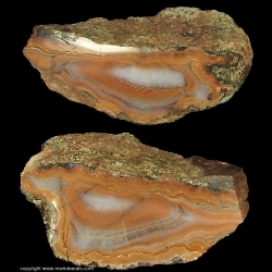 Mineral Specimen: Lake Superior Agate from Brockway Mountain, Keweenaw County, Michigan, USA Mineral Specimen: Lake Superior Agate from Brockway Mountain, Keweenaw County, Michigan, USA