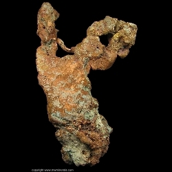 Minerals Specimen: Copper Crystals from Knowlton Mine, Ontonagon County, Michigan, USA Minerals Specimen: Copper Crystals from Knowlton Mine, Ontonagon County, Michigan, USA
