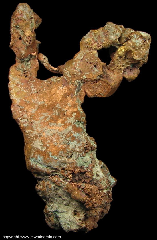 Mineral Specimen: Copper Crystals from Knowlton Mine, Ontonagon County, Michigan, USA