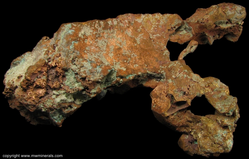Mineral Specimen: Copper Crystals from Knowlton Mine, Ontonagon County, Michigan, USA
