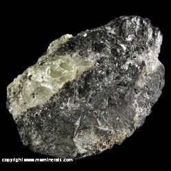 Mineral Specimen: Sphalerite, Calcite, possible Galena from Crestmore Quarry, likely 900' Level, Crestmore, Riverside County, California Mineral Specimen: Sphalerite, Calcite, possible Galena from Crestmore Quarry, likely 900' Level, Crestmore, Riverside County, California