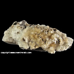 Mineral Specimen: Vladimirite on Calcite from Lti Ahmane, Bou Azzer dist., Morocco Mineral Specimen: Vladimirite on Calcite from Lti Ahmane, Bou Azzer dist., Morocco