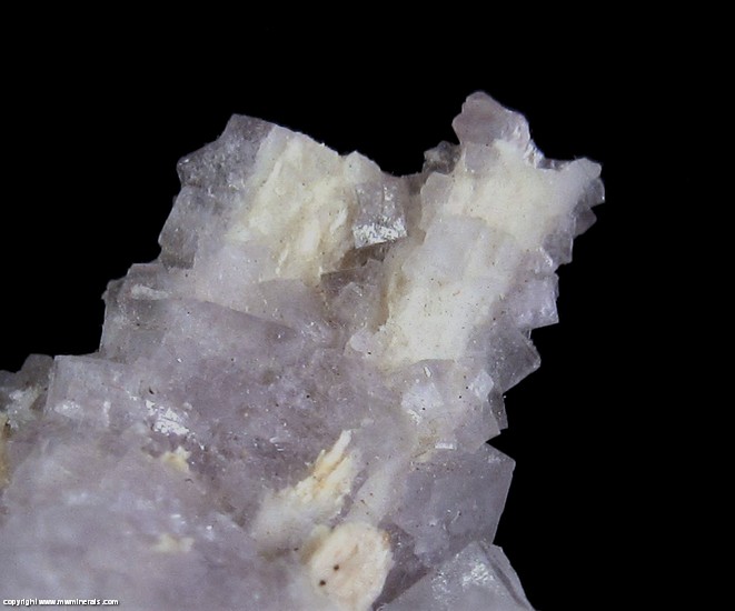 Mineral Specimen 6530 Fluorite on Barite Pseudomorph after Laumontite