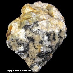 Mineral Specimen: Freibergite, Calcite from Boulder Co., Colorado Mineral Specimen: Freibergite, Calcite from Boulder Co., Colorado