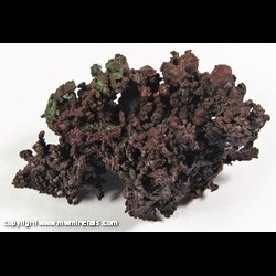 Mineral Specimen: Copper Crystals partially coated with Cuprite from Tsumeb, Namibia Mineral Specimen: Copper Crystals partially coated with Cuprite from Tsumeb, Namibia
