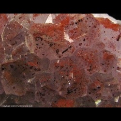 Minerals Specimen: Amethyst Included with Red Hematite from Thunder Bay, Ontario, Canada Minerals Specimen: Amethyst Included with Red Hematite from Thunder Bay, Ontario, Canada