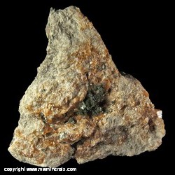Mineral Specimen: Clinochlore, Grossular Garnet variety: Hessonite from Jeffrey Quarry, Asbestos, Les Sources RCM, Estrie, Quebec, Canada Mineral Specimen: Clinochlore, Grossular Garnet variety: Hessonite from Jeffrey Quarry, Asbestos, Les Sources RCM, Estrie, Quebec, Canada