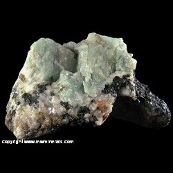 Mineral Specimen: Amazonite, Franklinite, Andradite Garnet, Calcite, minor Willemite, unidentified Rose/Pink material from Franklin, Sussex Co., New Jersey Mineral Specimen: Amazonite, Franklinite, Andradite Garnet, Calcite, minor Willemite, unidentified Rose/Pink material from Franklin, Sussex Co., New Jersey