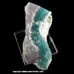 Mineral Specimen: Bicolor Smithsonite from Mina Refugio, Municipio de Choix, Sinaloa, Mexico Mineral Specimen: Bicolor Smithsonite from Mina Refugio, Municipio de Choix, Sinaloa, Mexico