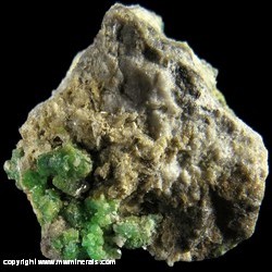 Minerals Specimen: Krohnkite, Caracolite from Mina la Compania, Caracoles, Sierra Gorda, Atacama, Chile Minerals Specimen: Krohnkite, Caracolite from Mina la Compania, Caracoles, Sierra Gorda, Atacama, Chile