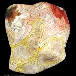Minerals Specimen: Red Crazy Lace Agate from Sierra Santa Lucia, Ejido Benito Juarez, Mun. de Ahumada, Chihuahua, Mexico Minerals Specimen: Red Crazy Lace Agate from Sierra Santa Lucia, Ejido Benito Juarez, Mun. de Ahumada, Chihuahua, Mexico