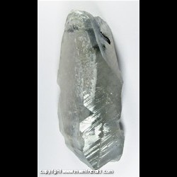Mineral Specimen: Blue Tinted Quartz with Included Tourmaline and white Phantom from Mina Velho Jaoa, Jenipapo dist., Itinga, Minas Gerais, Brazil Mineral Specimen: Blue Tinted Quartz with Included Tourmaline and white Phantom from Mina Velho Jaoa, Jenipapo dist., Itinga, Minas Gerais, Brazil