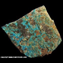 Minerals Specimen: Descrepignyite-(Y) from Paratoo copper mine, Yunta, Olary Prov., South Australia, Australia Minerals Specimen: Descrepignyite-(Y) from Paratoo copper mine, Yunta, Olary Prov., South Australia, Australia