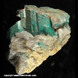 Mineral Specimen: Amazonite, Quartz from Pikes Peak, Colorado