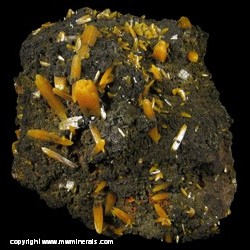 Mineral Specimen: Wulfenite from San Juan Poniente, Mina Ojuela, Mapimi, Municipio de Mapimi, Durango, Mexico Mineral Specimen: Wulfenite from San Juan Poniente, Mina Ojuela, Mapimi, Municipio de Mapimi, Durango, Mexico