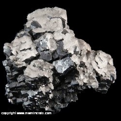 Mineral Specimen: Druze Quartz on Galena, Chalcopyrite from Naica, Municipio de Saucillo, Chihuahua, Mexico Mineral Specimen: Druze Quartz on Galena, Chalcopyrite from Naica, Municipio de Saucillo, Chihuahua, Mexico