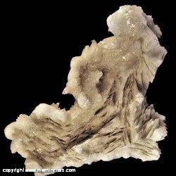 Minerals Specimen: Calcite with Psuedomorphic Casts from Hardin Co., Illinois