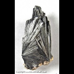 Minerals Specimen: Pyrolusite Pseudomorph after Manganite from Gremmelsbach, Triberg im Schwarzwald (Black Forest), Baden-Wurttemberg, Germany