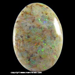 Mineral Specimen: Opal from Hidden Fire Mine, Vernon Parish, Louisiana Mineral Specimen: Opal from Hidden Fire Mine, Vernon Parish, Louisiana