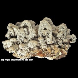 Mineral Specimen: Dolomite Pseudomorph/Epimorph after Descloizite from Berg Aukas Mine, Grootfontein, Otjozondjupa Region, Namibia Mineral Specimen: Dolomite Pseudomorph/Epimorph after Descloizite from Berg Aukas Mine, Grootfontein, Otjozondjupa Region, Namibia